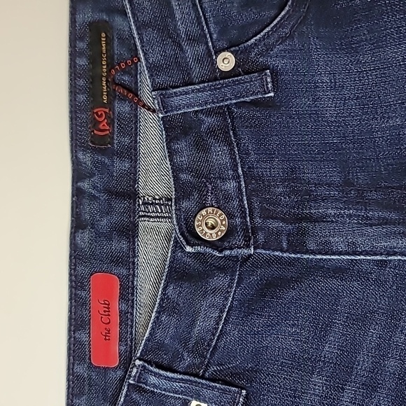 AG ADRIANO GOLDSCHMIED The Club Bootcut Flare Fitted Dark Wash Jeans Denim - Picture 3 of 9